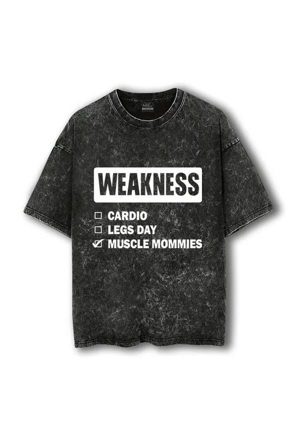 Manmaker_Weakness_Acid_Wash_Oversized_Gym_T_Shirt_Xl