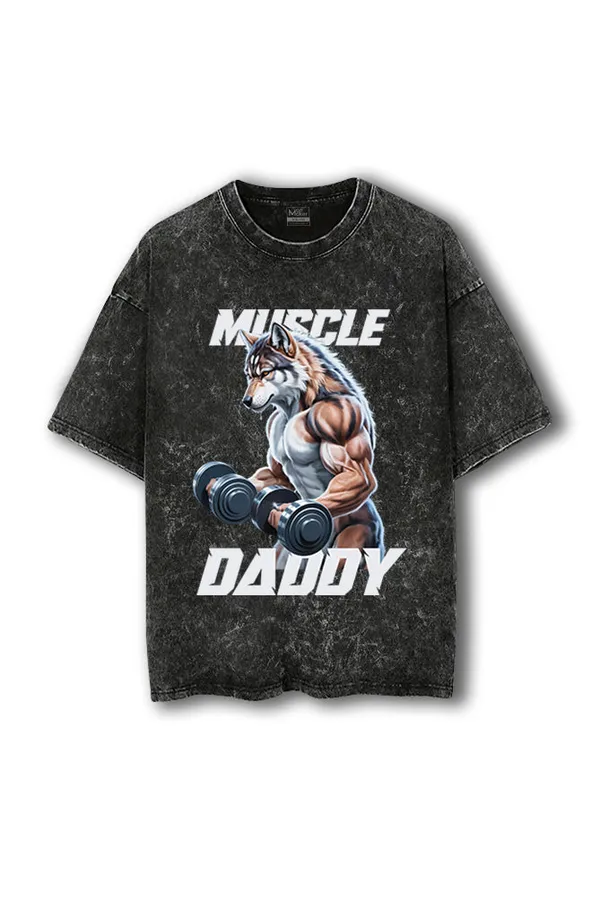 Manmaker_Muscle_Daddy_Wolf_Acid_Wash_Oversized_Gym_T_Shirt
