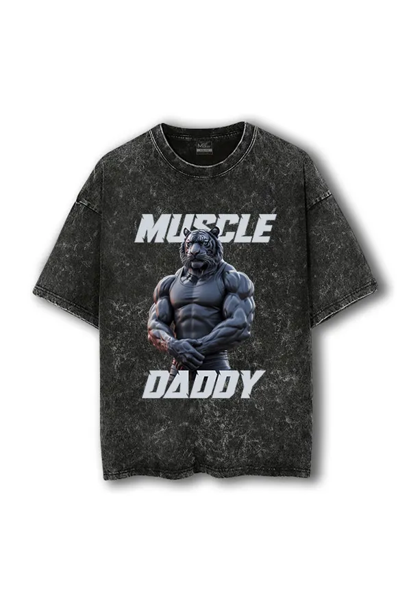 Manmaker_Muscle_Daddy_Tiger_Acid_Wash_Oversized_Gym_T_Shirt