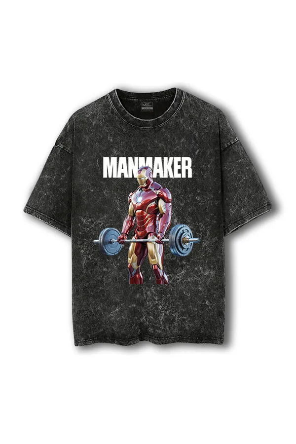 Manmaker_Ironman_Acid_Wash_Oversized_Gym_T_Shirt
