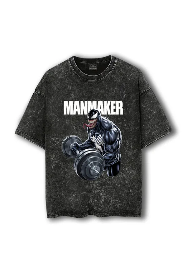 Manmaker_Venom_Acid_Wash_Oversized_Gym_T_Shirt
