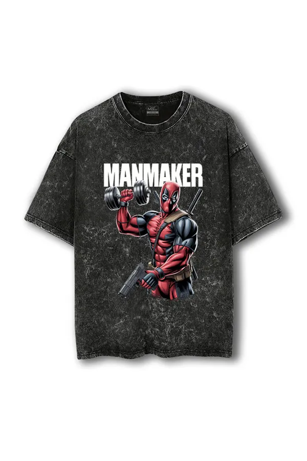 Manmaker_Deadpool_Acid_Wash_Oversized_Gym_T_Shirt
