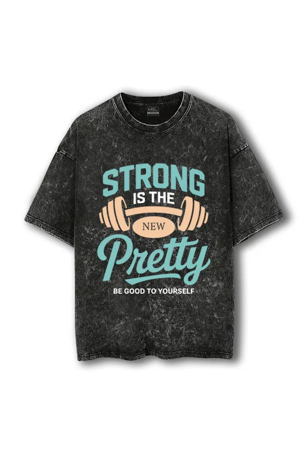 Manmaker_Pretty_Strong_Acid_Wash_Oversized_Gym_T_Shirt
