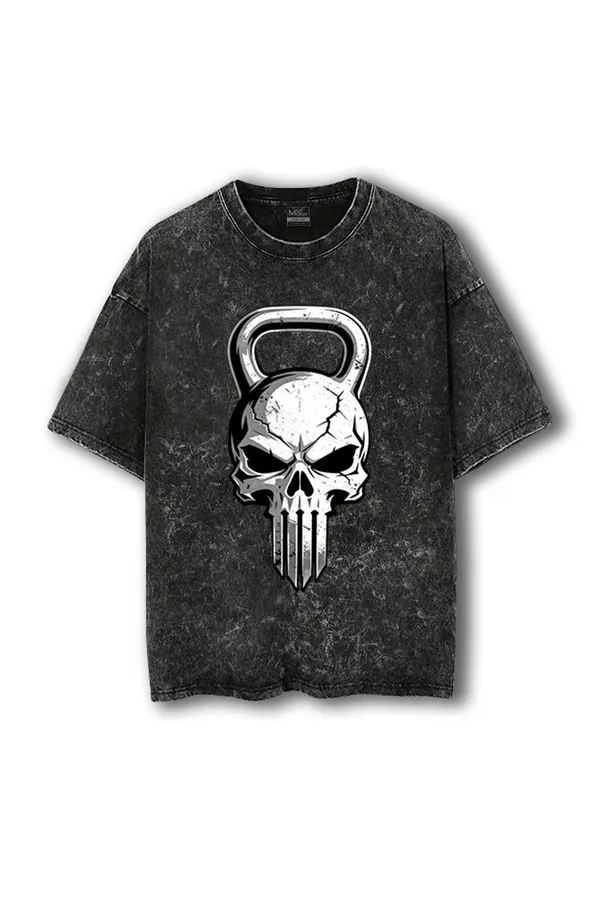 Manmaker_Kettlebell_Skull_Acid_Wash_Oversized_Gym_T_Shirt
