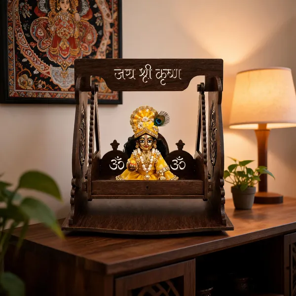 Brown_Wooden_Krishna_Idol_Jhula