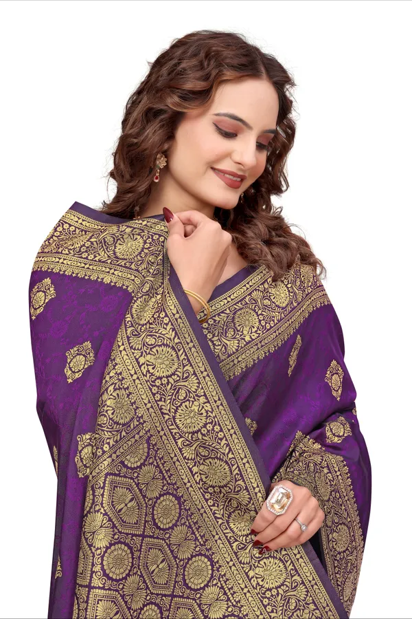 Purple_Banarasi_Silk_Saree_With_Golden_Zari_Work_Kb_Star_Default_Title
