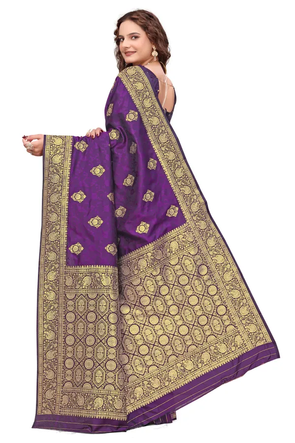 Purple_Banarasi_Silk_Saree_With_Golden_Zari_Work_Kb_Star_Default_Title