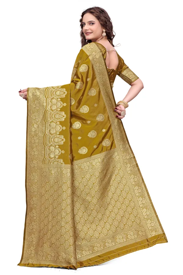 Mustard_Yellow_Banarasi_Silk_Saree_With_Golden_Zari_Work_Kb_Star_Default_Title
