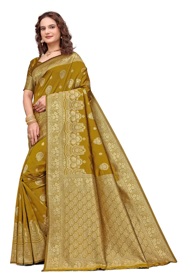 Mustard_Yellow_Banarasi_Silk_Saree_With_Golden_Zari_Work_Kb_Star_Default_Title