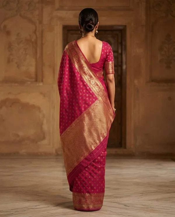 Pink_Banarasi_Silk_Woven_Saree_For_Women