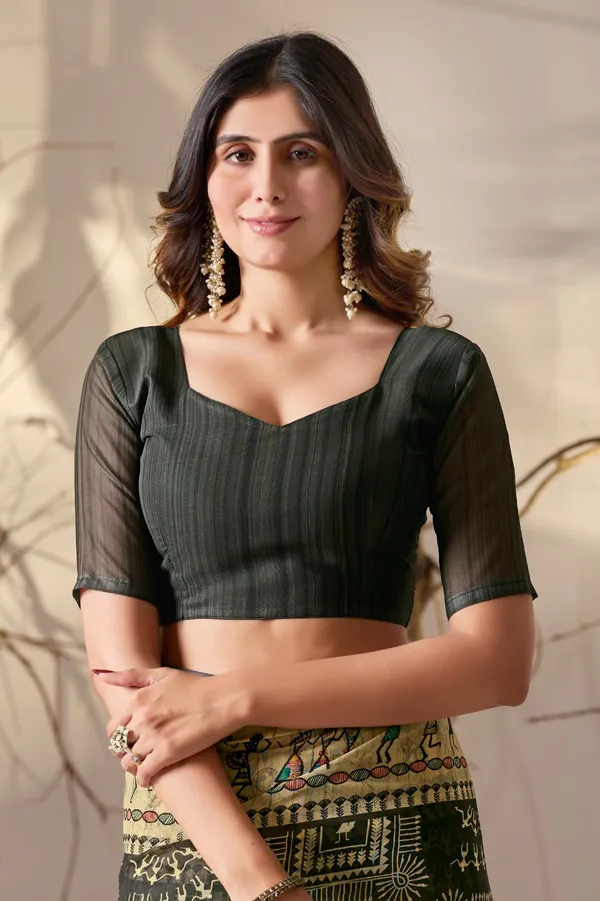 Aasna_Fashion_Women's_Olive_Green_&_Beige_Soft_Georgette_Saree_with_Tribal_Warli_Digital_Prints_and_Tassel_Pallu_Detail
