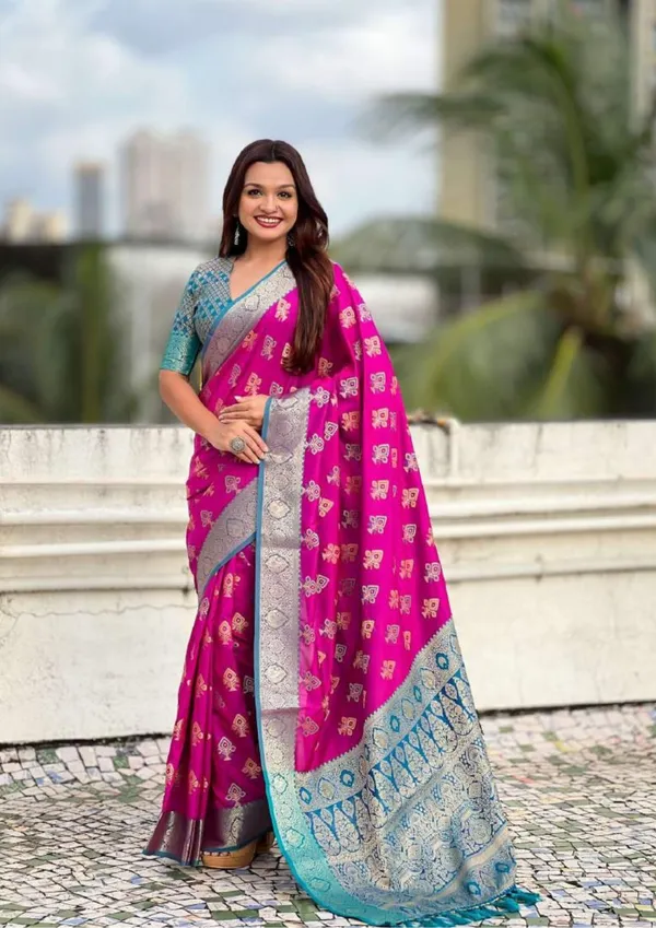 Pink_Printed_Saree_for_Women