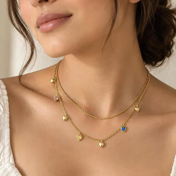 Gold_Tone_Layered_Heart_Charm_Necklace
