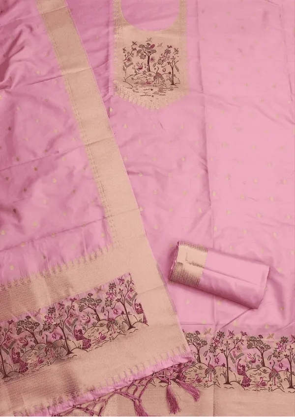 Pink_Embroidered_Unstitched_Suit_Set_for_Women