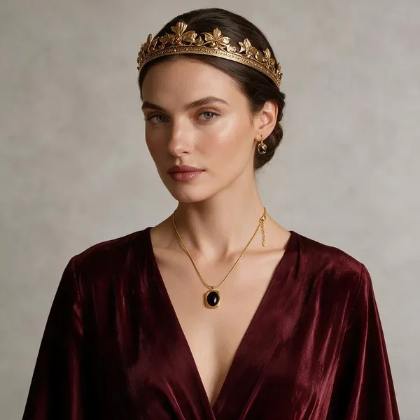 Gold_Tone_Pendant_Necklace_for_Women