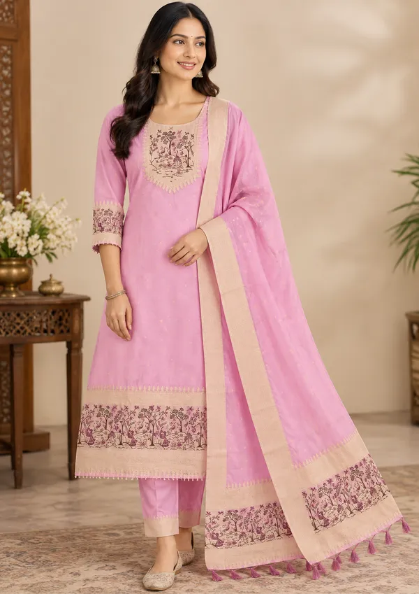 Pink_Embroidered_Unstitched_Suit_Set_for_Women