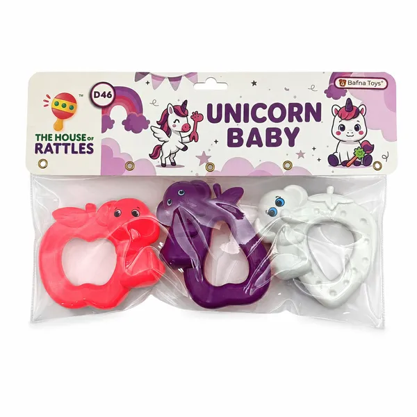 Bafna_Toys_Unicorn_Baby_Rattle_&_Teether_Set_–_3_Piece