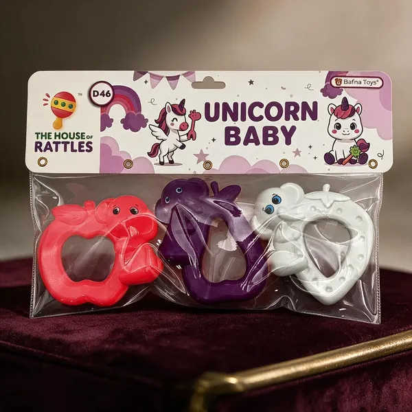 Bafna_Toys_Unicorn_Baby_Rattle_&_Teether_Set_–_3_Piece