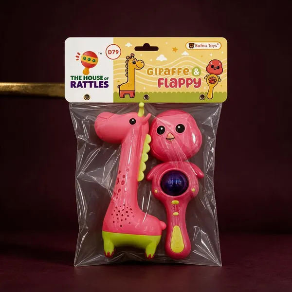 Bafna_Toys_Giraffe_&_Flappy_Baby_Rattle_Set_–_2_Piece