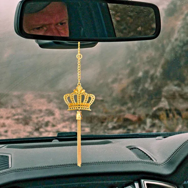 Brass_Crown_Car_Hanging_Showpiece