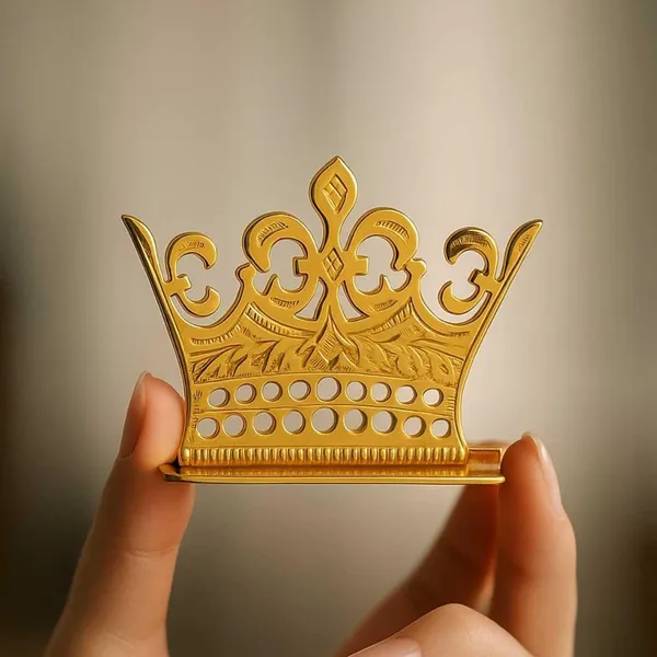 English_Crown_Brass_Showpiece