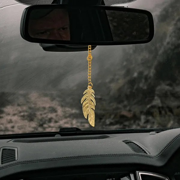 Car_Hanging_Brass_Leaf_Ornament
