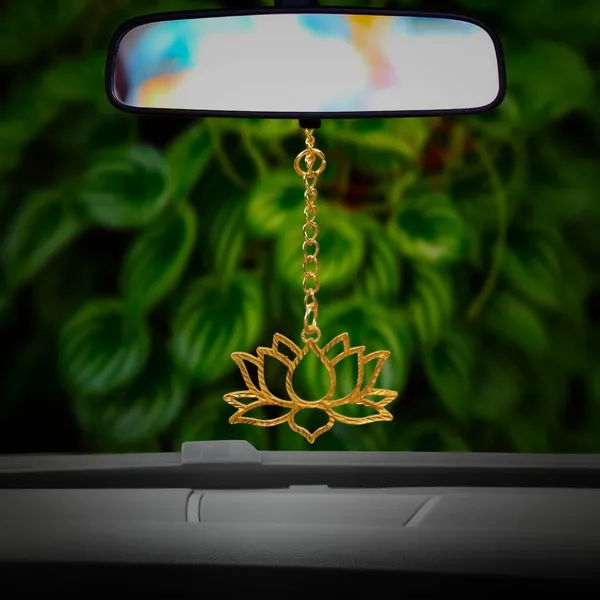 Brass_Lotus_Flower_Car_Hanging_Charm