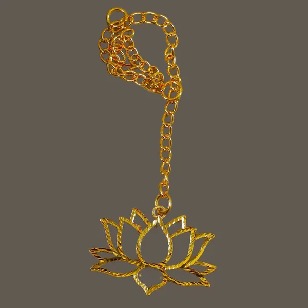 Brass_Lotus_Flower_Car_Hanging_Charm