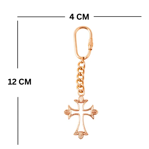 Brass_Cross_Keychain