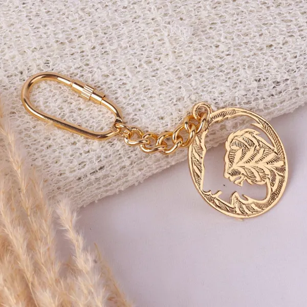 Lion_Keychain_With_Pendant