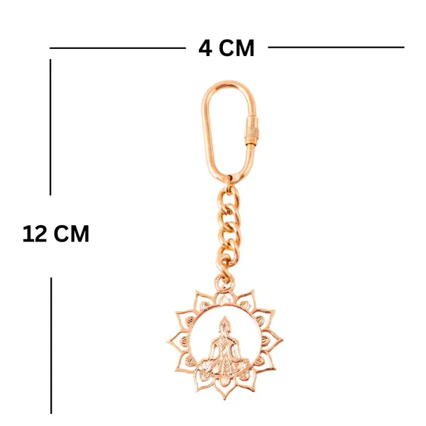 Lotus_Flower_Buddha_Keychain_With_Carabiner_Clip