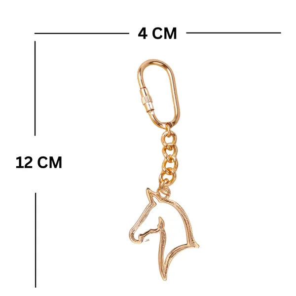 Horse_Head_Keychain_With_Carabiner