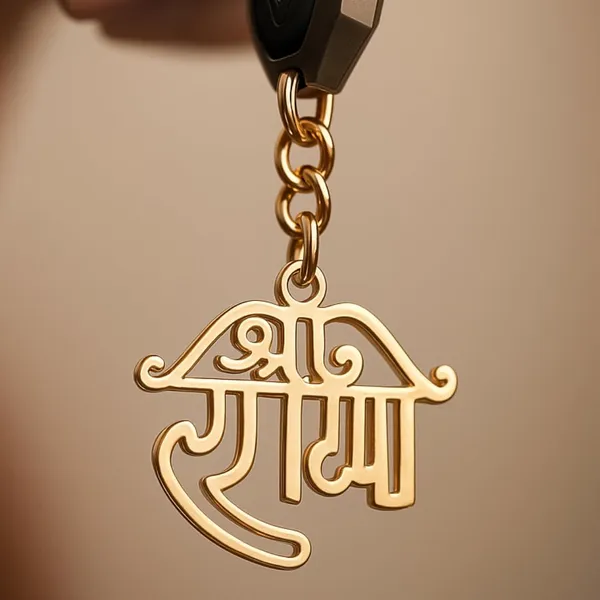 Ram_Keychain_With_Carabiner