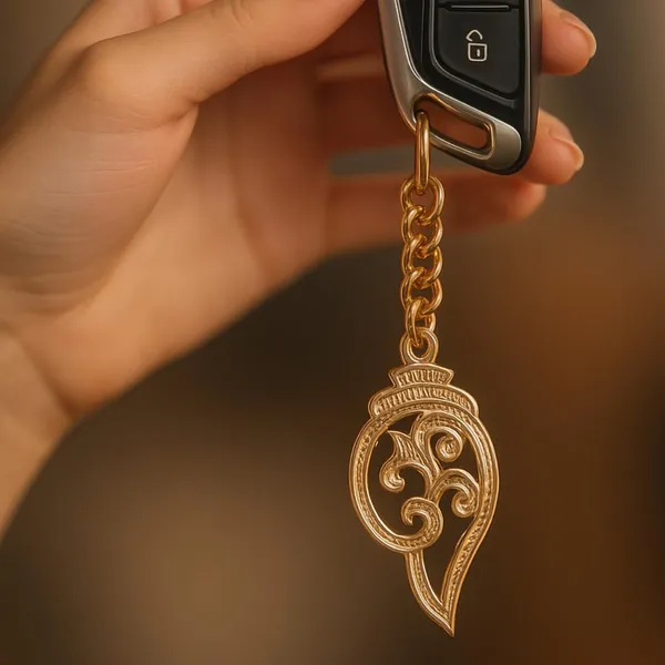 Om_Shank_Keychain_With_Carabiner_Clip