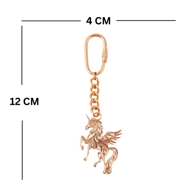 Brass_Unicorn_Keychain