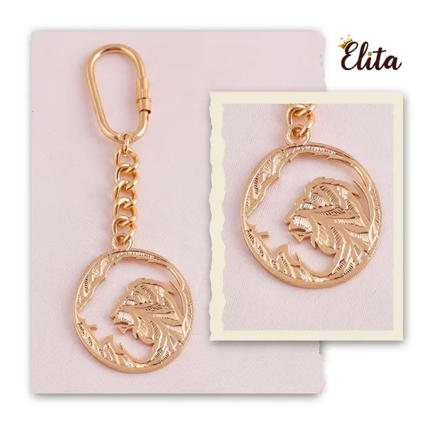 Brass_Animal_Keychain_With_Carabiner_Clasp