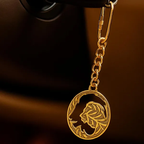 Brass_Animal_Keychain_With_Carabiner_Clasp