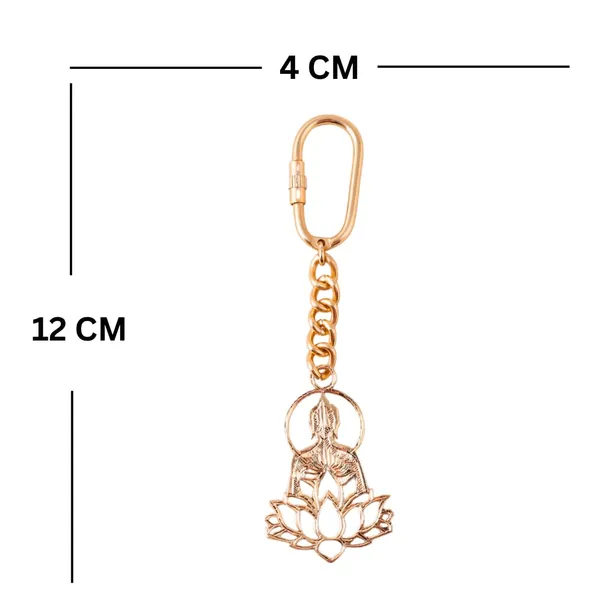 Brass_God_Charm_Keychain_With_Carabiner_Clip