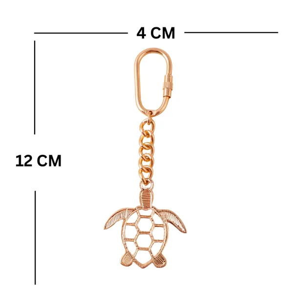 Brass_Animal_Keychain_With_Carabiner_Clasp