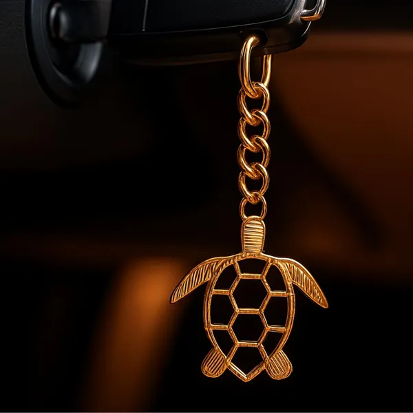 Brass_Animal_Keychain_With_Carabiner_Clasp