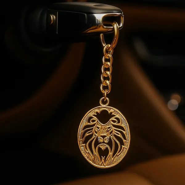 Brass_Animal_Keychain_With_Carabiner
