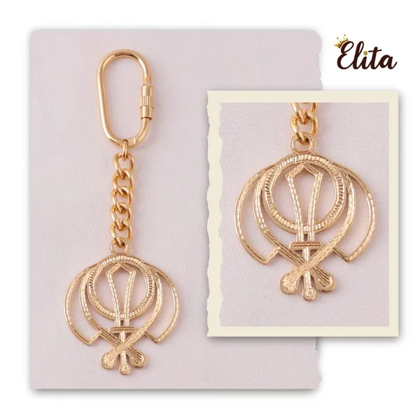 Brass_God_Charm_Keychain_With_Carabiner