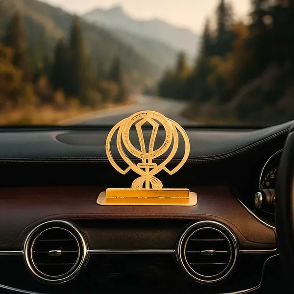 Khanda_Car_Dashboard_Ornament_With_Stand