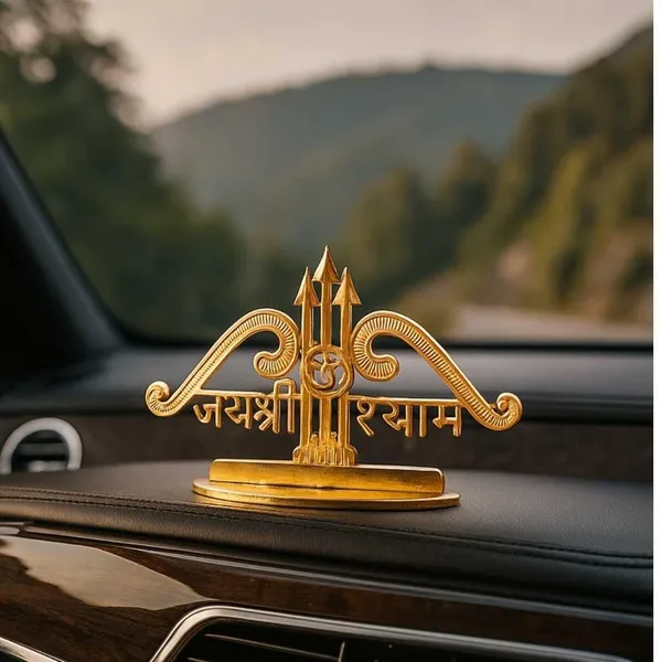 Brass_Car_Dashboard_Ornament_With_Trident_Design
