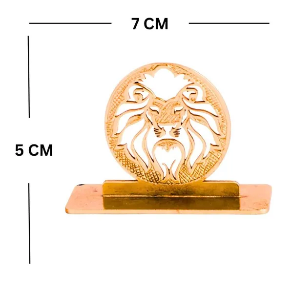 Lion_Car_Dashboard_Ornament_Brass