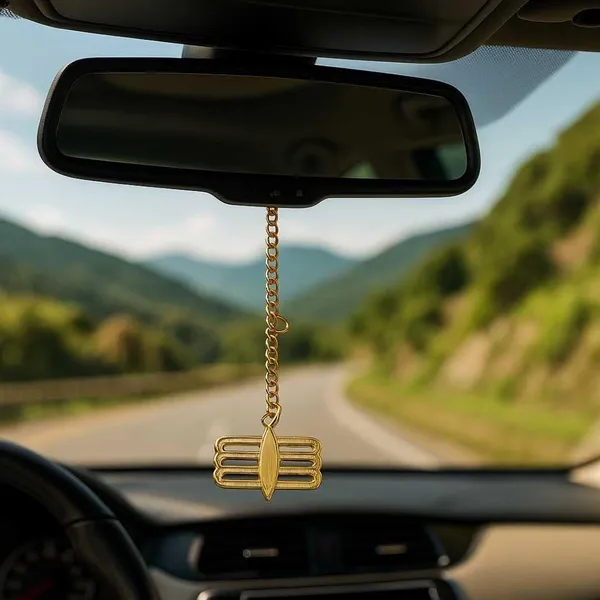 Brass_Car_Rearview_Mirror_Charm