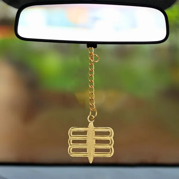 Brass_Car_Rearview_Mirror_Charm