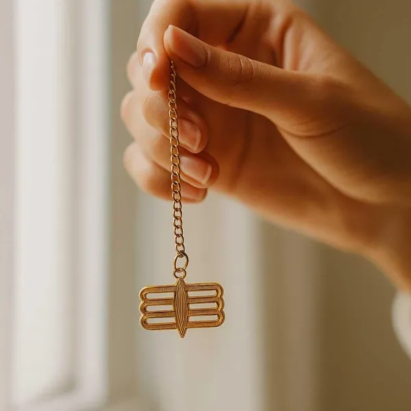 Brass_Car_Rearview_Mirror_Charm