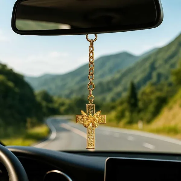 Car_Rearview_Mirror_Cross_Pendant