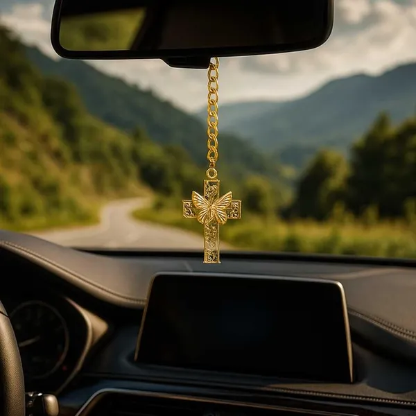 Car_Rearview_Mirror_Cross_Pendant